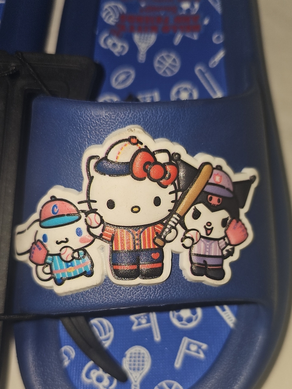 Hello Kitty® and Friends by Sanrio® Kids Size 13/1 Sandals Slides Blue New